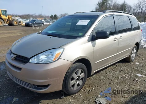 2005 Toyota Sienna Le z USA, uszkodzony, nr VIN 5TDZA23C35S357750